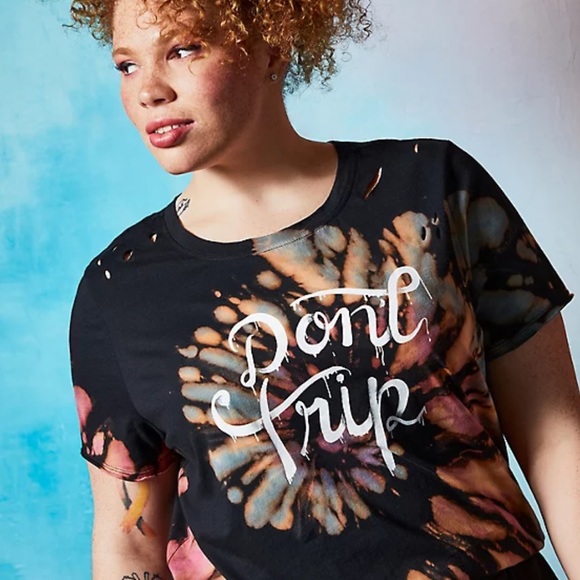 NWT: “Don’t Trip” Tie Dye Shirt - Picture 3 of 4